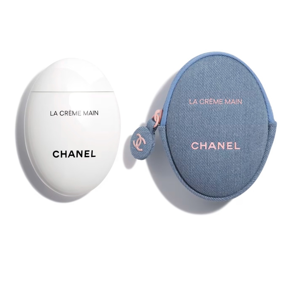 CHANEL LA CRÈME MAIN Hand Cream + Denim Pouch - 2026 DENIM COLLECTION NEW BNIB